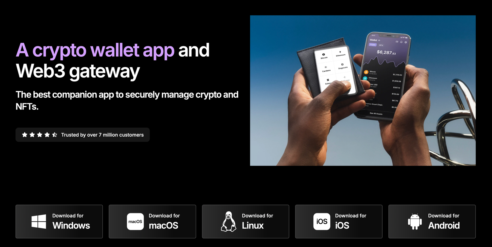 Ledger Cryptocurrency Wallet Live Application