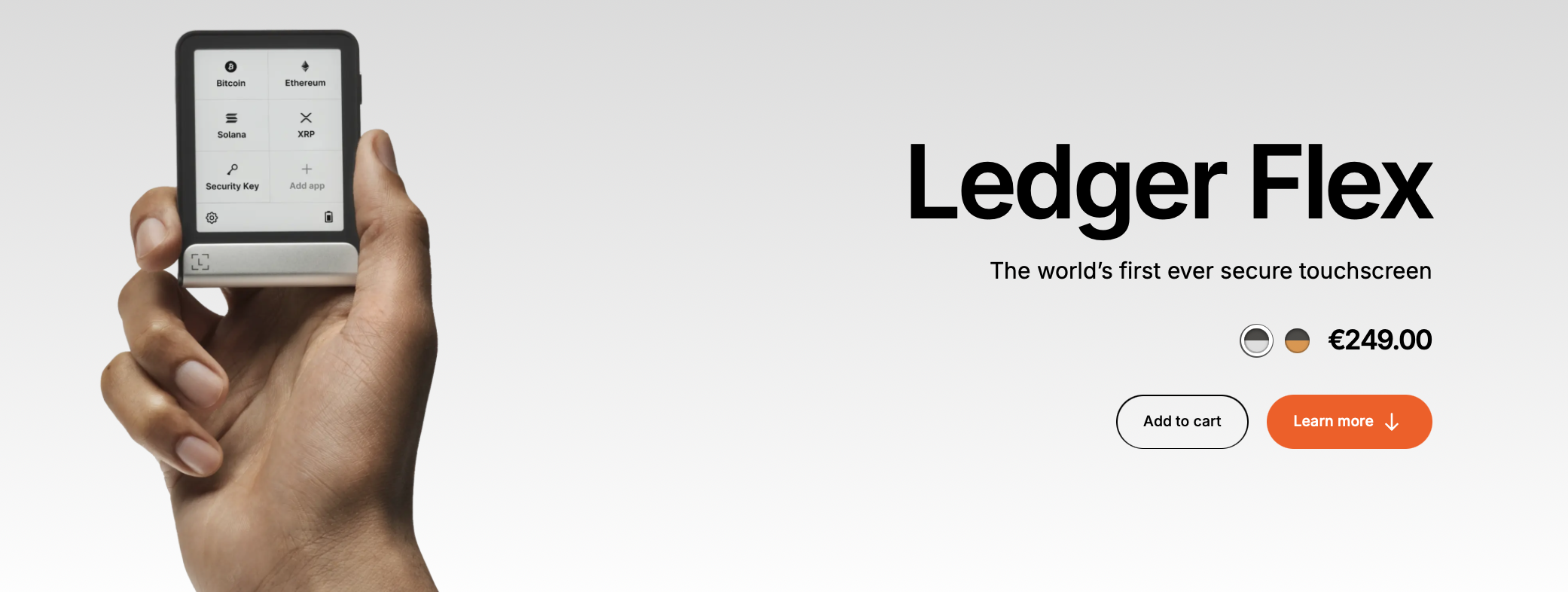 Ledger Flex Cryptocurrency Wallet
