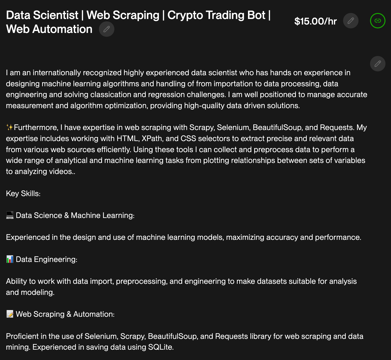 Arash Hadadsoleymani's Upwork Profile