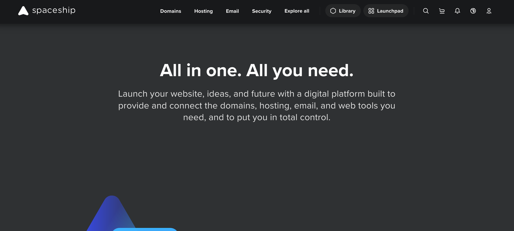 Spaceship domain provider subdomain subdirectory